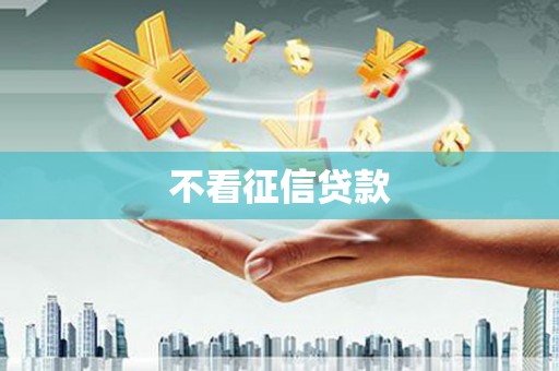 嘉兴不看征信贷款