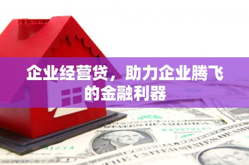 天水企业经营贷，助力企业腾飞的金融利器