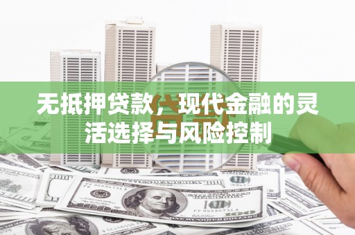 洮北无抵押贷款，现代金融的灵活选择与风险控制