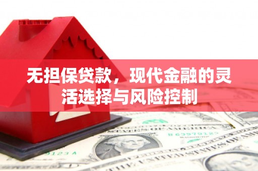 庄浪无担保贷款，现代金融的灵活选择与风险控制