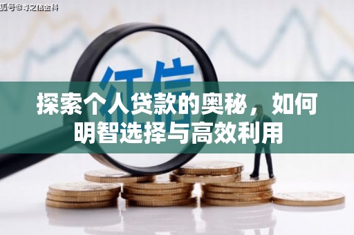 长白探索个人贷款的奥秘，如何明智选择与高效利用