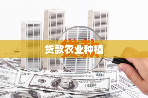 泾阳贷款农业种植