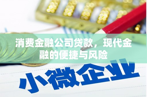 景泰消费金融公司贷款，现代金融的便捷与风险