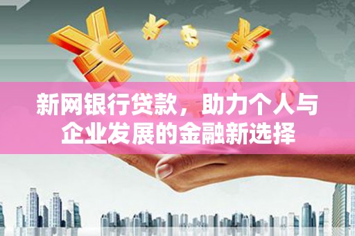 德化新网银行贷款，助力个人与企业发展的金融新选择