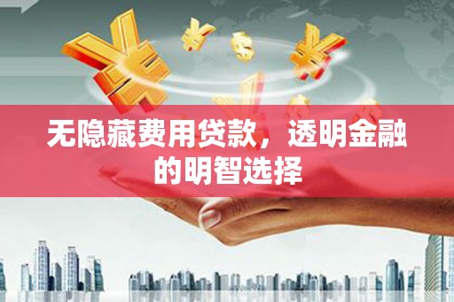 合川无隐藏费用贷款，透明金融的明智选择