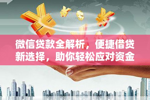 中区微信贷款全解析，便捷借贷新选择，助你轻松应对资金需求